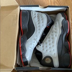 Jordan retro 13 reflective size 4.5y big kids
